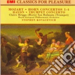 Wolfgang Amadeus Mozart / Joseph Haydn - Horn Concertos 1-4 / Trumpet Concerto cd