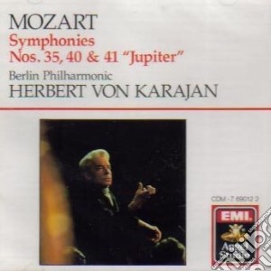 Wolfgang Amadeus Mozart - Symphonies Nos. 35,40 & 41 Jupiter cd musicale di Wolfgang Amadeus Mozart