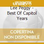 Lee Peggy - Best Of Capitol Years cd