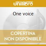 One voice cd musicale di Barry Manilow