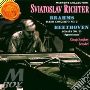 Johannes Brahms / Ludwig Van Beethoven - Piano Concerto No. 2, Sonata No. 23 In F cd musicale di Sviatoslav Richter