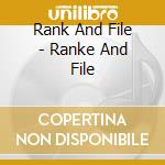 Rank And File - Ranke And File cd