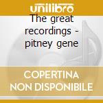 The great recordings - pitney gene cd