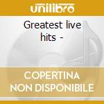 Greatest live hits - cd