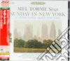 Mel Torme - Sunday In New York & Other Songs cd