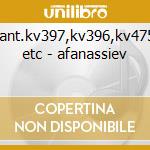 Fant.kv397,kv396,kv475, etc - afanassiev cd