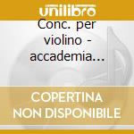 Conc. per violino - accademia bizantina cd