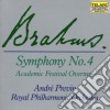 Johannes Brahms - Symphony No.4 cd