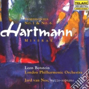 Johan Peter Emilius Hartmann - Symphony No.1 & 6, Miserae cd musicale di Hartmann karl amadeus
