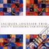 Jacques Loussier - Goldberg's Variations cd