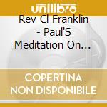 Rev Cl Franklin - Paul'S Meditation On Immortality / Watchman What cd