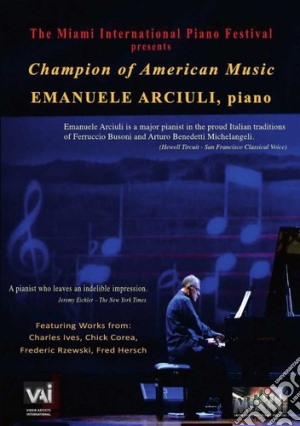 (Music Dvd) Emanuele Arciuli - Champion Of American Music cd musicale