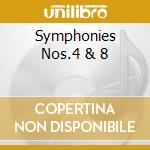 Symphonies Nos.4 & 8 cd musicale di Charles Munch