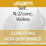 Sinf. N.2/conc. Violino cd