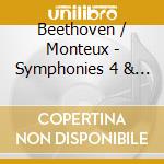 Beethoven / Monteux - Symphonies 4 & 8 / Ruins Of Athens Overture cd musicale di Pierre Monteux