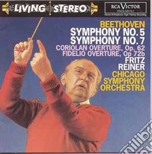 Ludwig Van Beethoven - Symphony No.5, 7 Coriolan Overture Fidelio cd musicale di Fritz Reiner