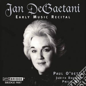 Jan DeGaetani: Early Music Recital cd musicale di De Gaetani, Jan/O'Dette, Paul