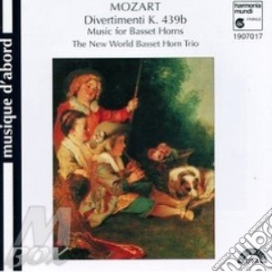 Musica x corno di bassetto: divertimenti cd musicale di Wolfgang Amadeus Mozart