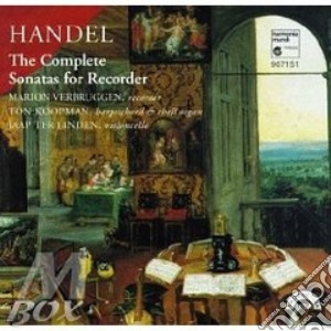 Sonate per recorder (integrale) cd musicale di HANDEL GEORG FRIEDRI