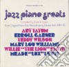 Jazz Piano Greats / Various cd