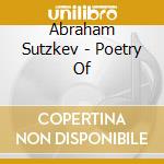 Abraham Sutzkev - Poetry Of