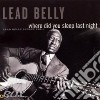 Belly Lead - Where Did You Sleep Last Night? cd