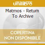 Matmos - Return To Archive cd musicale