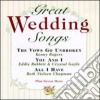 Great Wedding Songs / Various cd