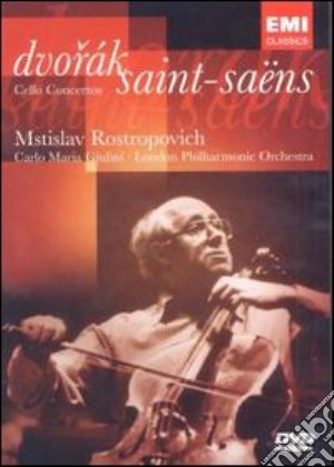 (Music Dvd) Mstislav Rostropovich: Cello Concertos - Dvorak, Saint-Saens cd musicale