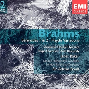 Johannes Brahms - Serenades Nos. 1 & 2 & Haydn Variations cd musicale di Adrian Boult
