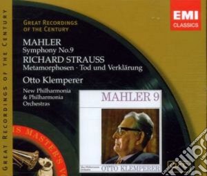 Gustav Mahler / Richard Strauss - Symphony No.9 / Metamorphosen (2 Cd) cd musicale di Otto Klemperer