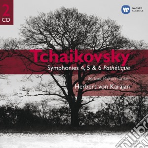 Pyotr Ilyich Tchaikovsky - Symphony No.4, 5, 6 Pathetique (2 Cd) cd musicale di Tchaikovsky