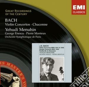Johann Sebastian Bach - Concerti Per Violino cd musicale di Yehudi Menuhin
