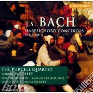 Purcell Quartet - Woolley Robert - J S Bach Harpsichord Concertos Volume 3 cd musicale di Bach johann sebastian