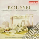 Jarvi Neeme - Detroit Symphony Orchestra - Roussel Albert - Symphonien N 3 & 4 cd