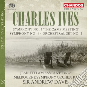 Charles Ives - Symphones Nos.3, 4 (Sacd) cd musicale di Bavouzet/Melbourne So/Davis
