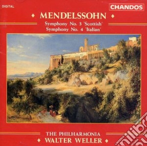 Felix Mendelssohn - Symphonies Nos. 3 Scottish & 4 Italian cd musicale di Felix Mendelssohn