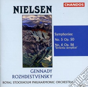 Symphonies 5 e 6 cd musicale di R. Nielsen