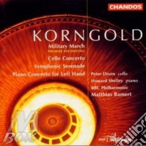Military march/cello concerto cd musicale di Korngold erich wolfg