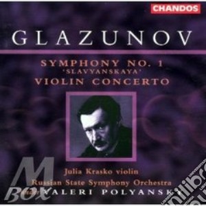 Symphony n.1/violin conc.op.82 cd musicale di Alexander Glazunov