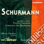 Schurman Gerard - Charlier Olivier - Torchinsky Yuri - Bbc Philharmonic - Concerto For Orchestra - Concerto For Violin And Orchestra cd