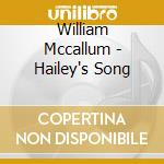 William Mccallum - Hailey's Song cd