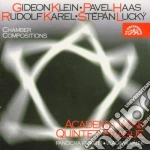 Academia Wind Quintet Prague: Chamber Compositions - Klein, Haas, Karel, Lucky cd