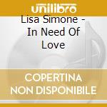 Lisa Simone - In Need Of Love cd