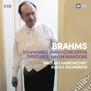 Johannes Brahms - Symphonies, Overtures, Piano Concertos (5 Cd) cd musicale di Nikolaus Harnoncourt