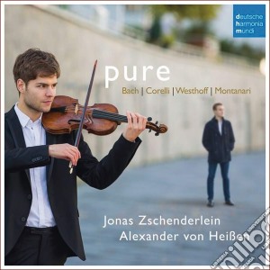 Pure: Works For Violin and Harpsichord - Bach, Corelli, Westhoff, Montanari cd musicale di Jonas Zschenderlein