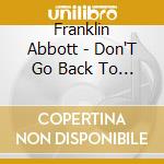 Franklin Abbott - Don'T Go Back To Sleep cd