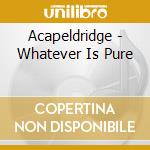 Acapeldridge - Whatever Is Pure cd