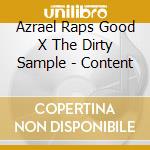 Azrael Raps Good X The Dirty Sample - Content cd