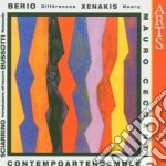 Mauro Ceccanti Contempoartensemble: Berio, Bussotti, Sciarriono, Iannis Xenakis